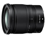 Nikon Z 24-70mm f4 S lens for new Z7, Z 7, Z6, Z 6 Mirrorless Canada